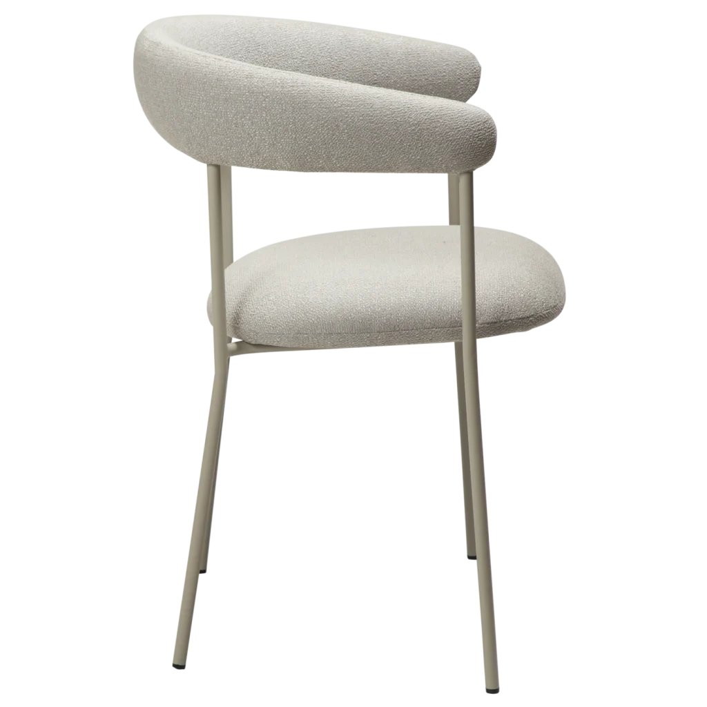 Plenti Armchair Cashmere Boucle Fabric With Cashmere Metal Legs 100350103 03 Profile