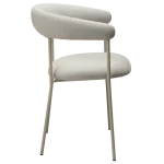 Plenti Armchair Cashmere Boucle Fabric With Cashmere Metal Legs 100350103 03 Profile