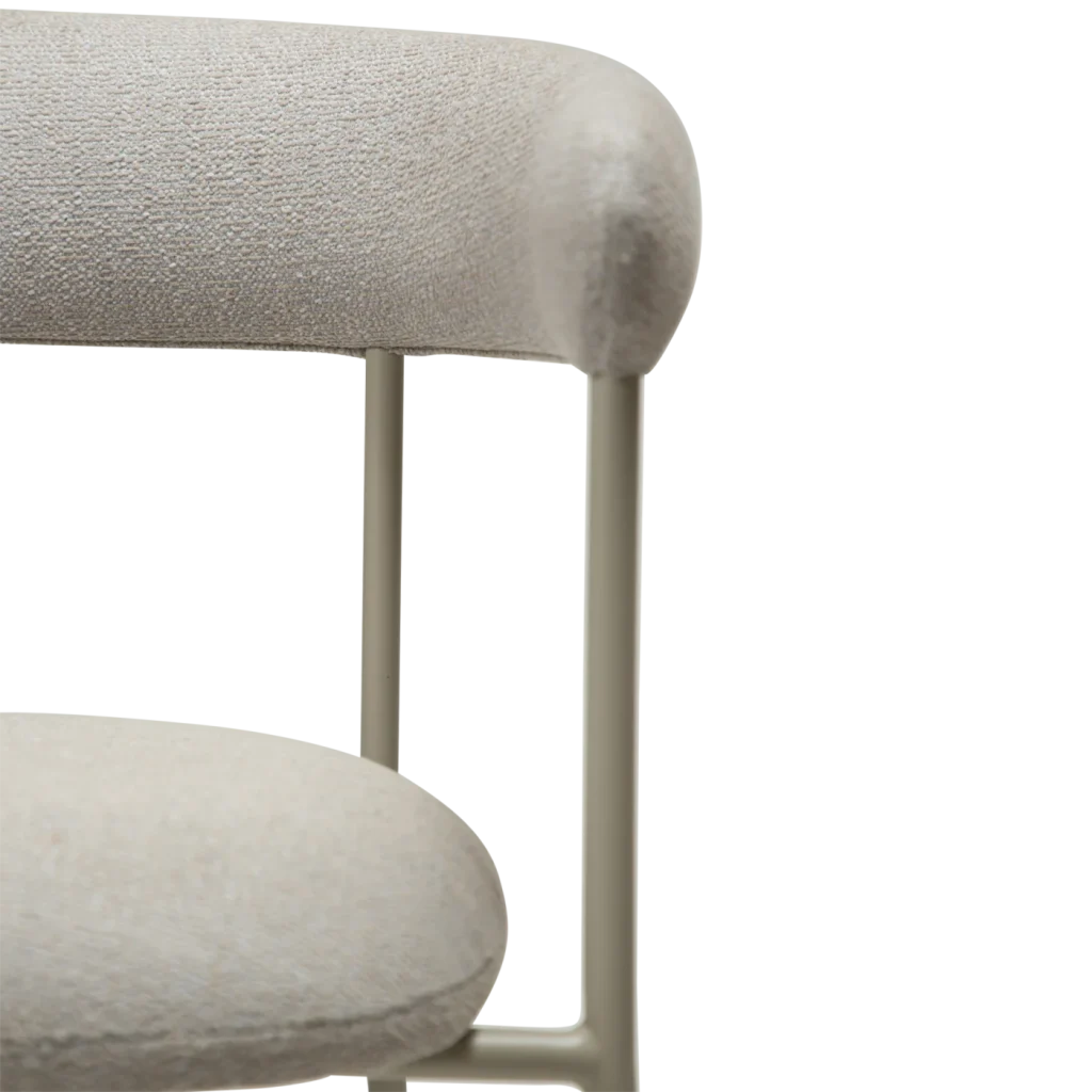 Plenti Armchair Cashmere Boucle Fabric With Cashmere Metal Legs 100350103 08 Detail3