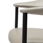 Rover Armchair Cashmere Art Leather With Black Metal Legs 100370102 08 Detail3