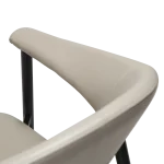 Rover Armchair Cashmere Art Leather With Black Metal Legs 100370102 09 Detail4