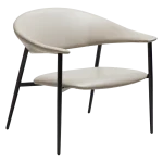 Rover Lounge Chair Cashmere Art Leather With Black Metal Legs 700370122 01 Main