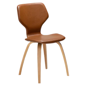 S.I.T CHAIR Vintage Light Brown Art. Leather W. Oak Veneer Legs 100208107 01 Main