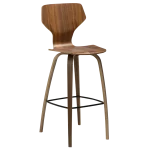 Sit Bar Stool Walnut Veneer With Walnut Veneer Legs 200208102 01 Main