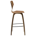 Sit Bar Stool Walnut Veneer With Walnut Veneer Legs 200208102 03 Profile