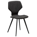 Sit Chair Raven Black Boucle Fabric With Black Metal Legs 100208109 01 Main