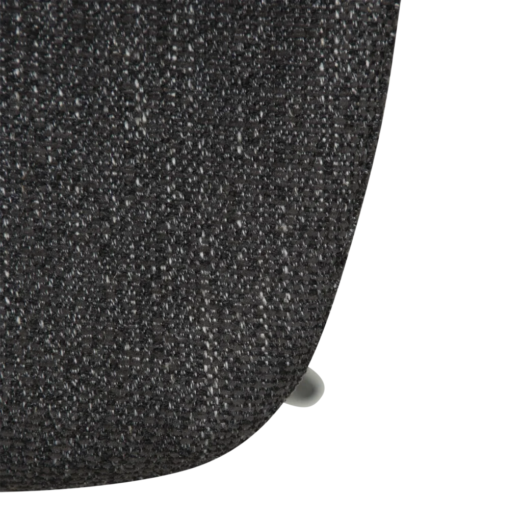 Sit Chair Raven Black Boucle Fabric With Black Metal Legs 100208109 08 Detail3