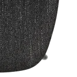 Sit Chair Raven Black Boucle Fabric With Black Metal Legs 100208109 08 Detail3