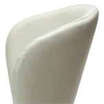 Stay Chair Bone White Art Leather With Black Metal Legs 100202203 06 Detail1