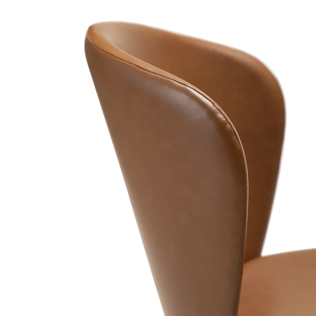 Stay Chair Vintage Light Brown Art Leather With Black Metal Legs 100202201 07 Detail2