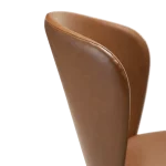 Stay Chair Vintage Light Brown Art Leather With Black Metal Legs 100202201 07 Detail2
