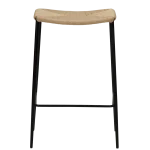 Stiletto Counter Stool Natural Paper Cord With Black Metal Legs 300232820 02 Front