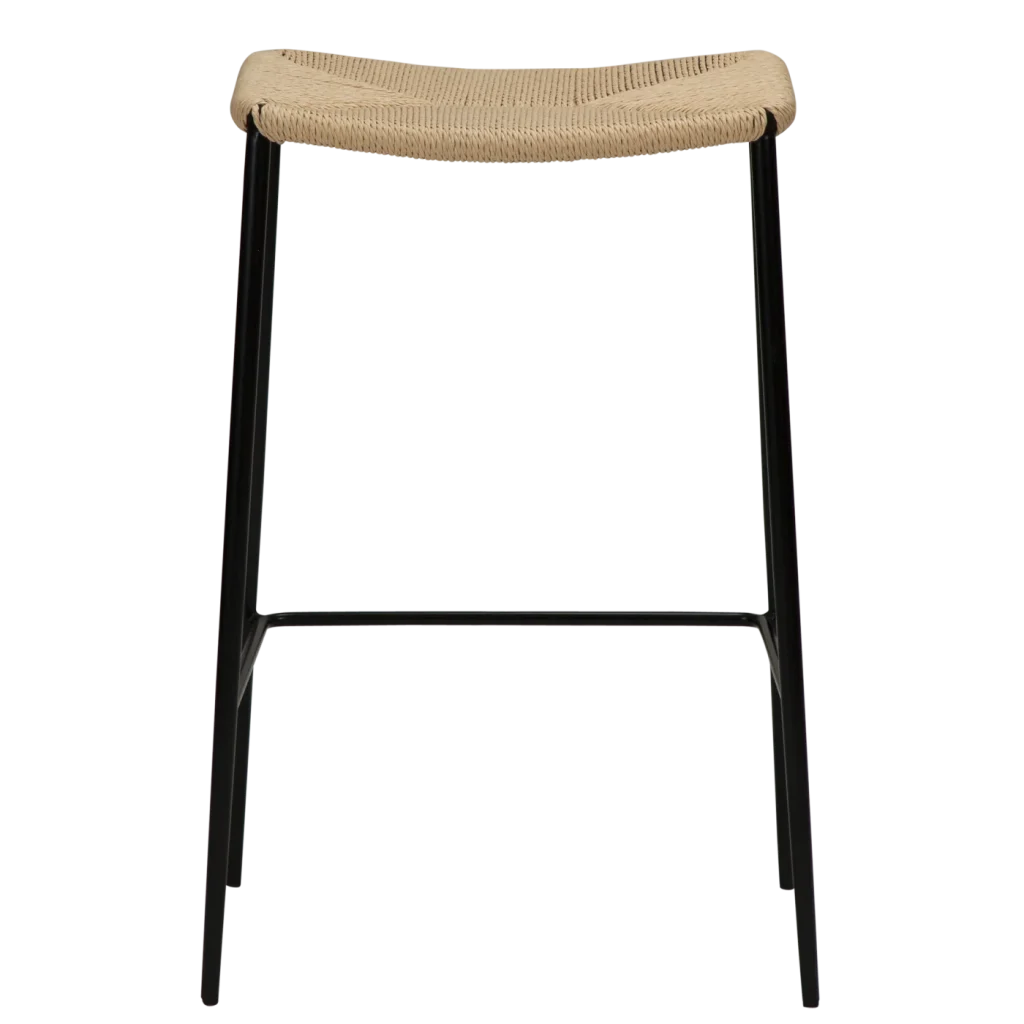 Stiletto Counter Stool Natural Paper Cord With Black Metal Legs 300232820 04 Back