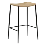 Stiletto Counter Stool Natural Paper Cord With Black Metal Legs 300232820 05 Back Angle