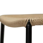 Stiletto Counter Stool Natural Paper Cord With Black Metal Legs 300232820 09 Detail4