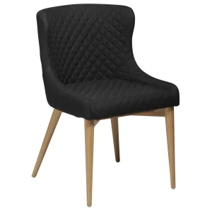 Vetro Chair Black Fabric With Oak Legs 100250522 01 Main