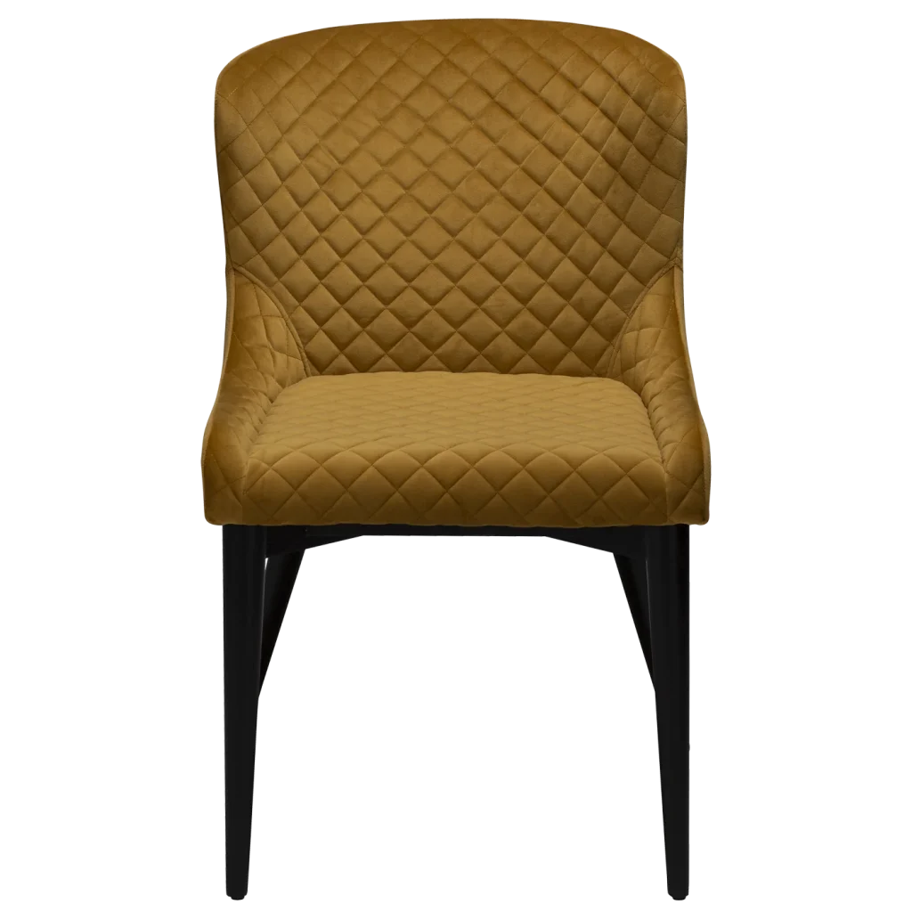 Vetro Chair Bronze Velvet With Black Stained Oak Legs 100250525 02 Front