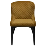 Vetro Chair Bronze Velvet With Black Stained Oak Legs 100250525 02 Front