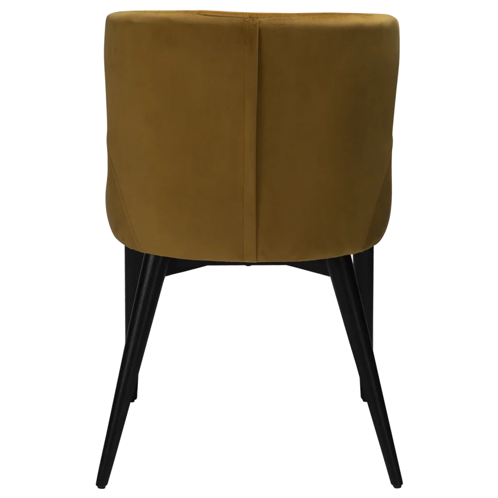 Vetro Chair Bronze Velvet With Black Stained Oak Legs 100250525 04 Back