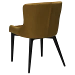 Vetro Chair Bronze Velvet With Black Stained Oak Legs 100250525 05 Back Angle