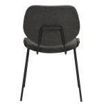 Yeet Chair Crow Black Fabric With Black Metal Legs 100665140 04 Back
