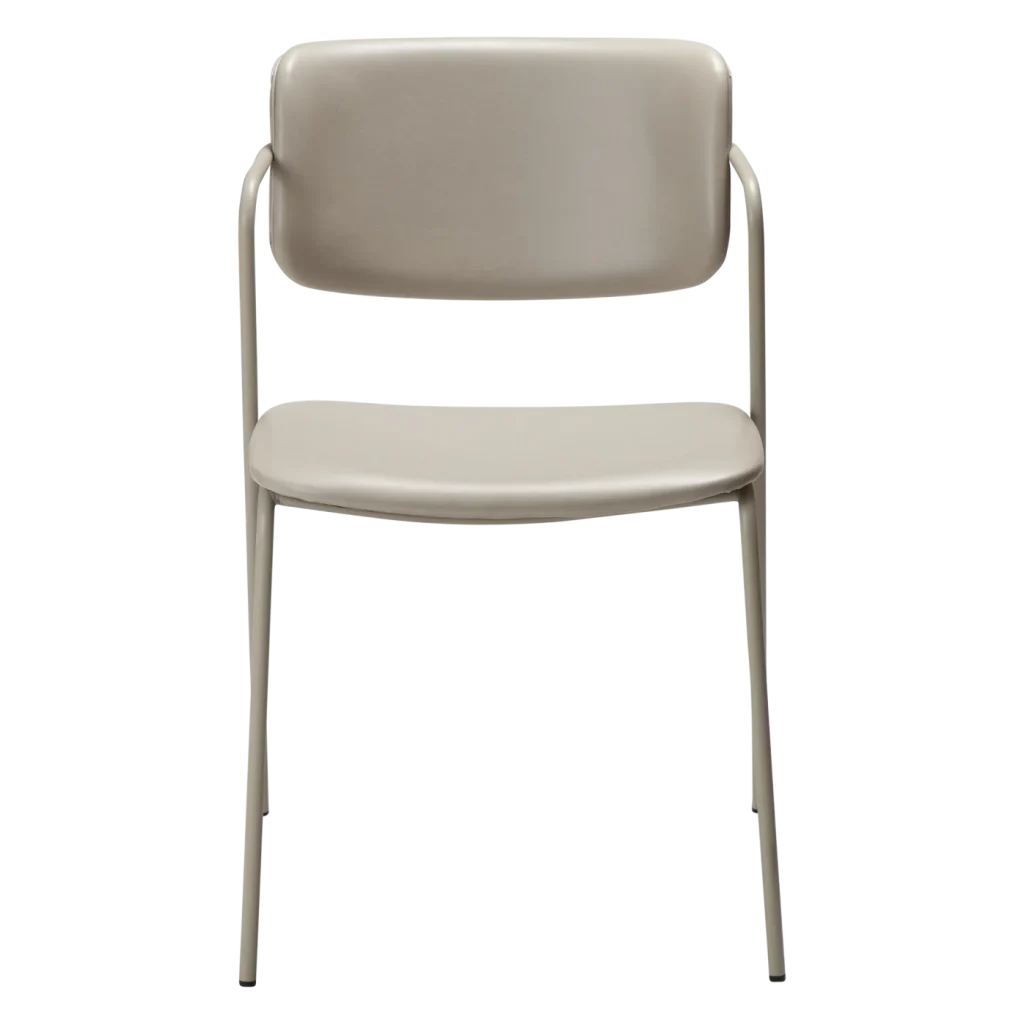 Zed Chair Cashmere Art Leather With Cashmere Metal Legs 100103105 02 Front