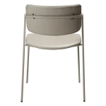 Zed Chair Cashmere Art Leather With Cashmere Metal Legs 100103105 04 Back