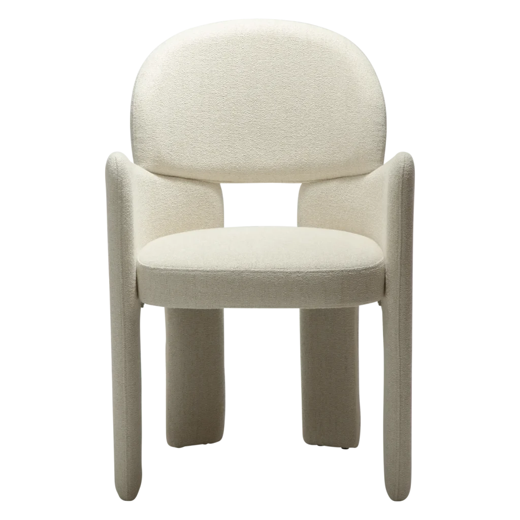 AOLE ARMCHAIR Simply Beige Boucle 100107102 02 Front