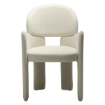 AOLE ARMCHAIR Simply Beige Boucle 100107102 02 Front