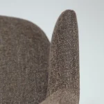 BAE SWIVEL ARMCHAIR Major Brown Boucle W. Black Legs 100209203 08 Detail3