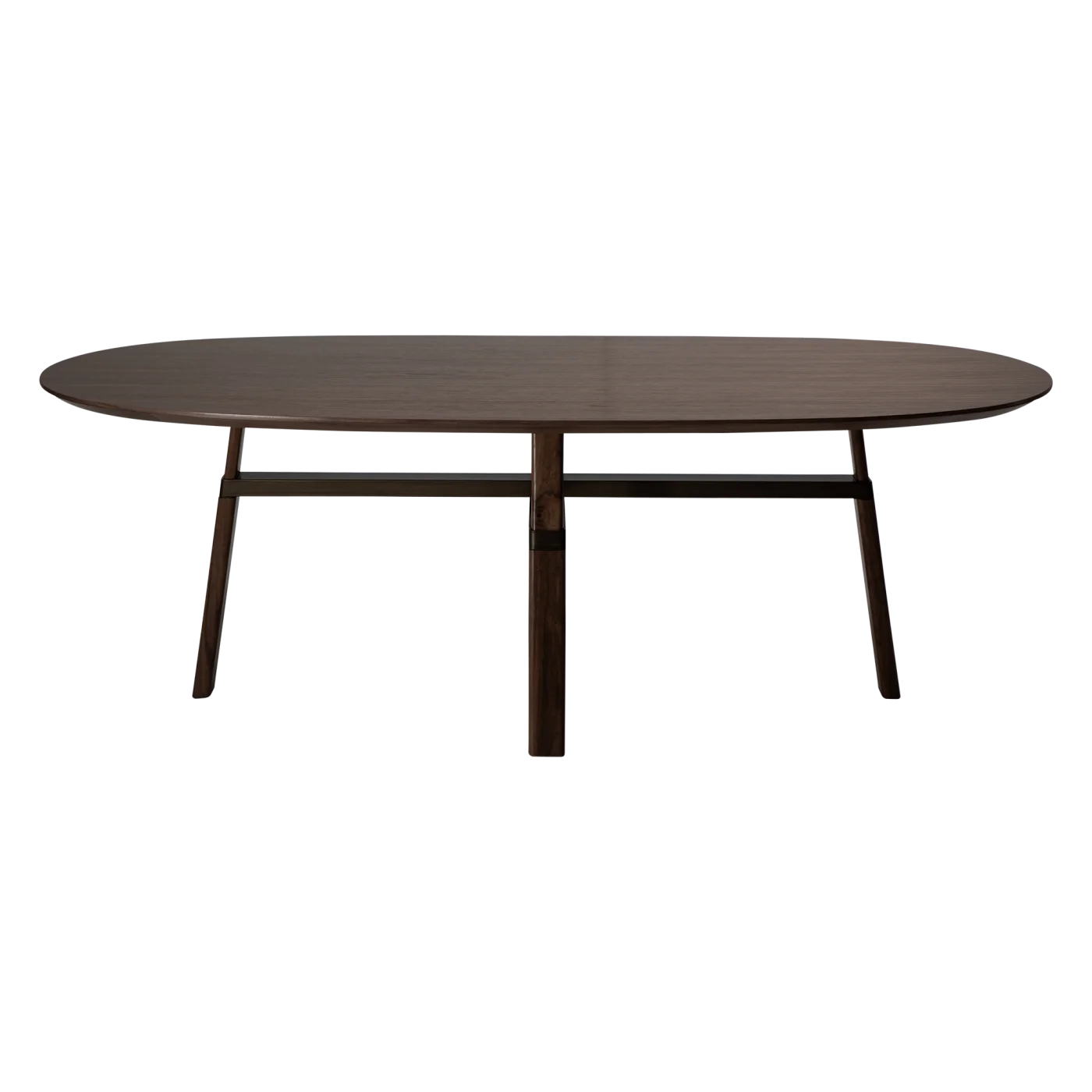 CROSS TABLE Walnut Veneer W. Antique Brass Finish 400500120 01 Main