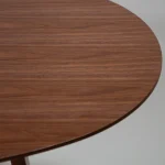 CROSS TABLE Walnut Veneer W. Antique Brass Finish 400500120 03 Detail