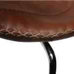 Flair Chair Light Brown Leather With Chrome Tube Legs 100222570 06 Detail1