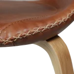 Flair Chair Light Brown Leather With Oak Veneer Legs 100222590 05 Detail1