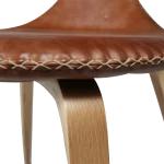 Flair Chair Light Brown Leather With Oak Veneer Legs 100222590 06 Detail2