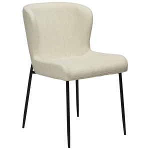 Glam Chair Simply Beige Boucle Fabric With Black Metal Legs 100206206 01 Main