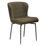 GLAM CHAIR SWIVEL Dark Olive W. Antique Pewter Swivel Legs 100208303 01 Main