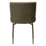 GLAM CHAIR SWIVEL Dark Olive W. Antique Pewter Swivel Legs 100208303 04 Back