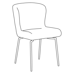 GLAM CHAIR SWIVEL 100208310 01 Drawing