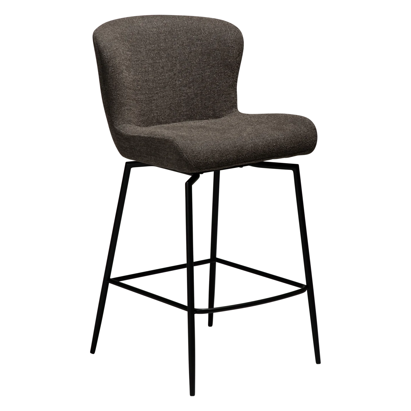 GLAM COUNTER SWIVEL Major Brown Boucle W. Black Swivel Legs 300308304 01 Main