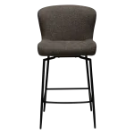 GLAM COUNTER SWIVEL Major Brown Boucle W. Black Swivel Legs 300308304 02 Front