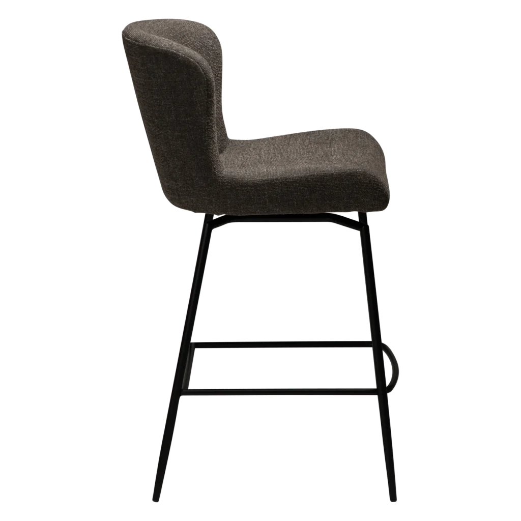 GLAM COUNTER SWIVEL Major Brown Boucle W. Black Swivel Legs 300308304 03 Profile