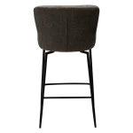 GLAM COUNTER SWIVEL Major Brown Boucle W. Black Swivel Legs 300308304 04 Back