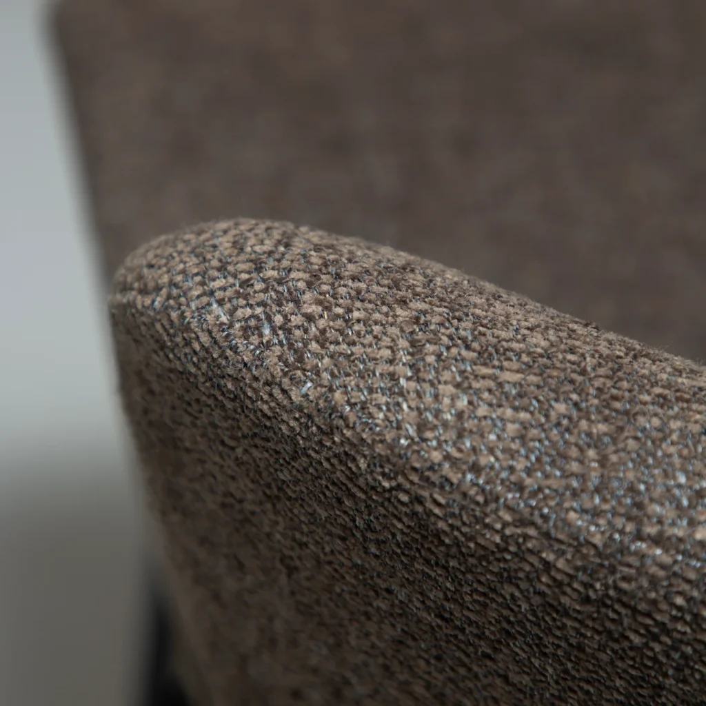 GLAM COUNTER SWIVEL Major Brown Boucle W. Black Swivel Legs 300308304 06 Detail1