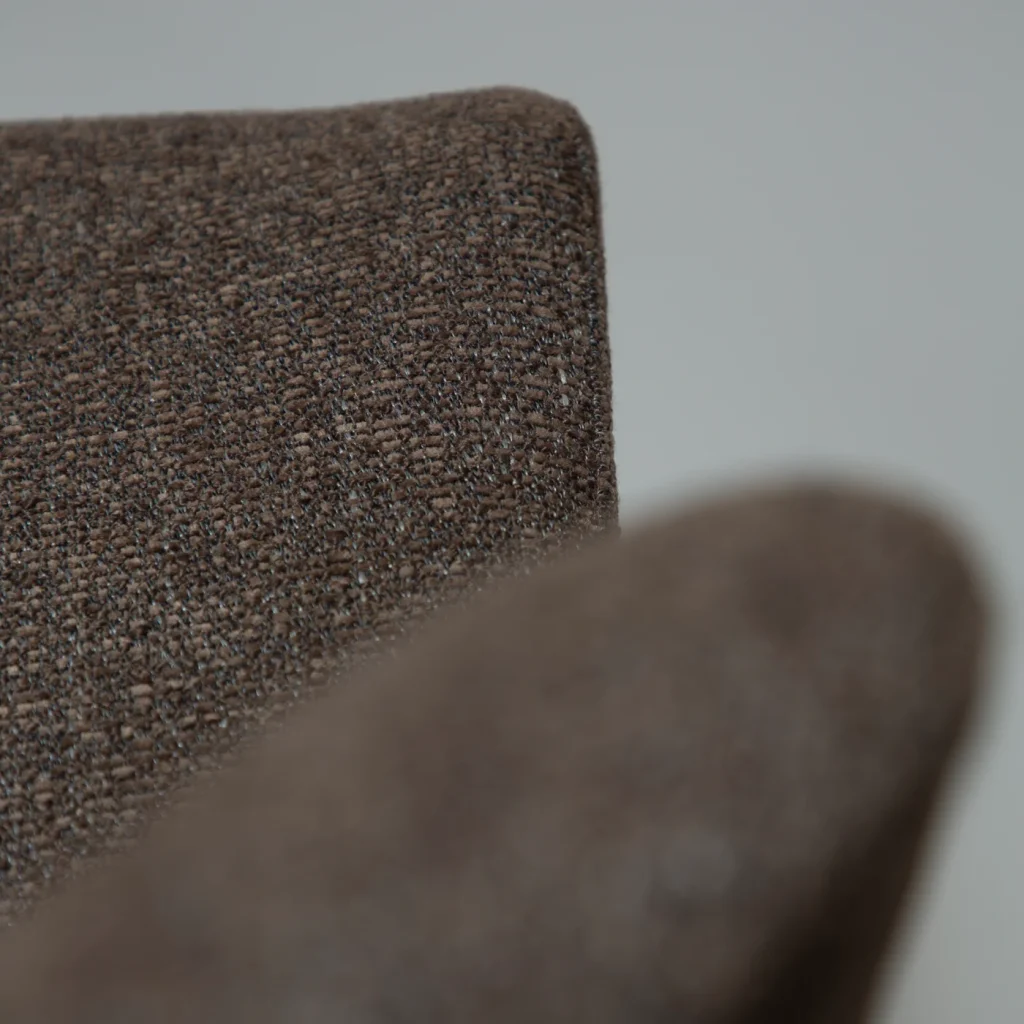 GLAM COUNTER SWIVEL Major Brown Boucle W. Black Swivel Legs 300308304 07 Detail2