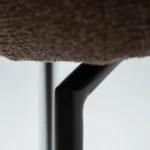 GLAM COUNTER SWIVEL Major Brown Boucle W. Black Swivel Legs 300308304 08 Detail3