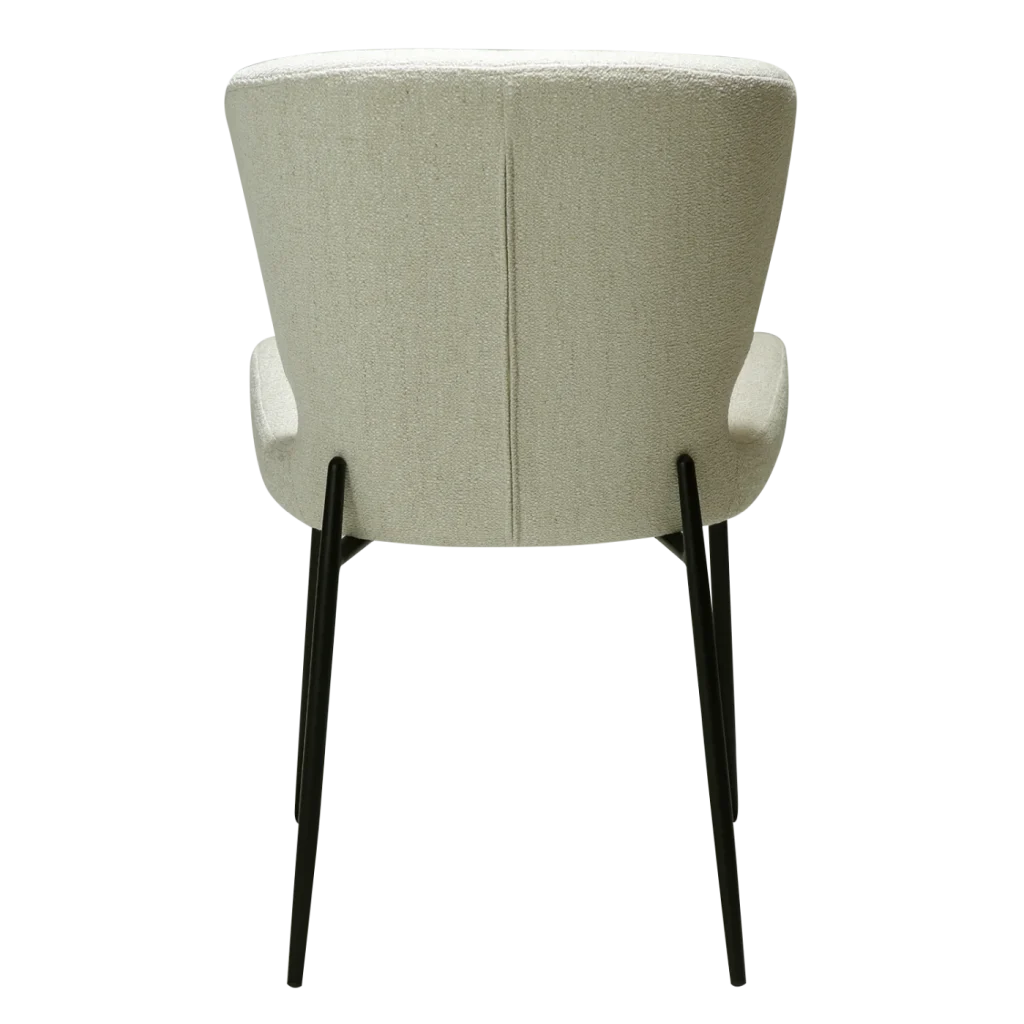 GLORY CHAIR Simply Beige W. Black Legs 100330120 04 Back