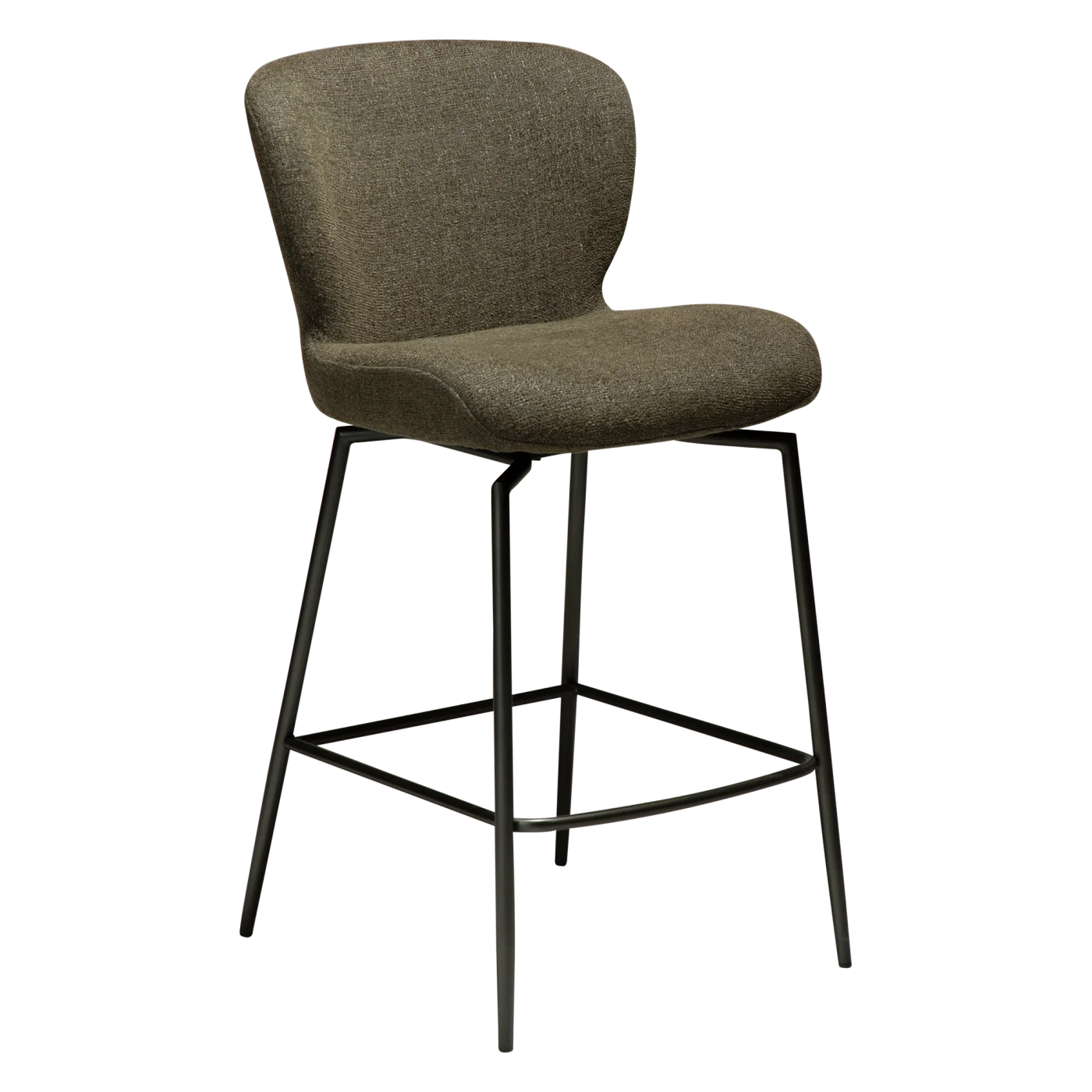 GLORY COUNTER SWIVEL Dark Olive W. Antique Brass Swivel Legs 300330122 01 Main