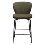 GLORY COUNTER SWIVEL Dark Olive W. Antique Brass Swivel Legs 300330122 02 Front