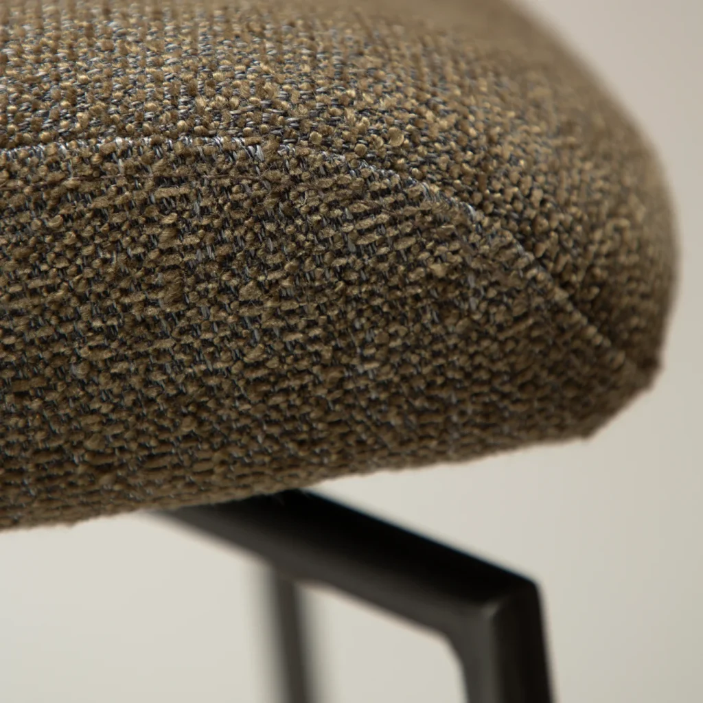 GLORY COUNTER SWIVEL Dark Olive W. Antique Brass Swivel Legs 300330122 07 Detail2